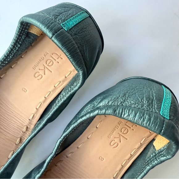 NWOB Tahitian Pearl Tieks Leather Ballet Flats Size 8 - Picture 9 of 11